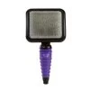 Master Grooming Tools TP0018 15 79 MGT Ergonomic Slicker Brush Med Purple