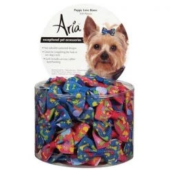 Petedge Aria Puppy Love Bow Canister 100 Pcs