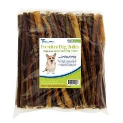 Pets Choice Pharmaceuticals 031CW12-PZ50 12 In. - Bully Sticks For Dogs; Premium All Natural Dog Pizzle Chews