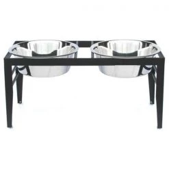 Pet Store Pros RDB19L Chariot Double Diner L- 3Qt.