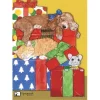 Pipsqueak Productions C403 Mix Dog With Cat Holiday Boxed Cards