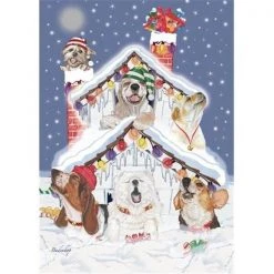 Pipsqueak Productions C532 Mix Dog Holiday Boxed Cards
