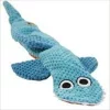 Petstages 716220 Stuffing Free Flop Shark