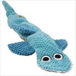 Petstages 716220 Stuffing Free Flop Shark