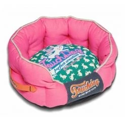 Pet Life PB62PKBLLG Touchdog Rabbit-Spotted Premium Rounded Dog Bed; Large