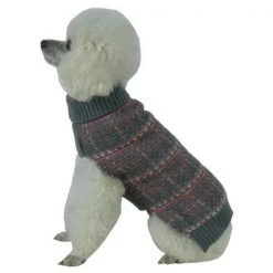 Petpurifiers Vintage Symphony Static Fashion Knitted Dog Sweater; Medium