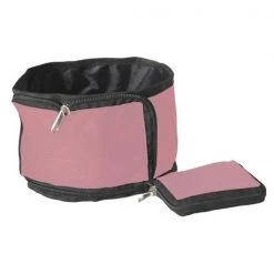 Pet Life S1PK Pink Wallet Travel Pet Bowl