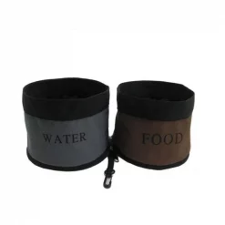 Pet Life S2CA Camouflage Double Water Travel Pet Bowl