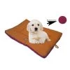 Pet Life PB1OPKLG Large Eco-Paw Reversible Pet Bed - Hot Pink and Orange