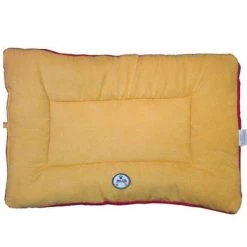 Pet Life PB1ORMD Medium Eco-Paw Reversible Pet Bed - Orange and Red