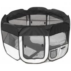 Pet Life LLC 1PPBWMD All-Terrain' Lightweight Easy Folding Wire-Framed Collapsible Travel Pet Playpen