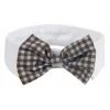 Pet Life BOWT2 Fashionable And Trendy Dog Bowtie - Black And Yellow