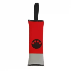 Pet Life DT9RD Active-Life Extreme Neoprene Floatation Tug-N-Pull Chew-Tough Dog Toy - Red