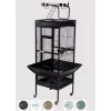 Prevue Pet Products 3151BLK 18 in. x 18 in. x 57 in. Wrought Iron Select Cage - Black