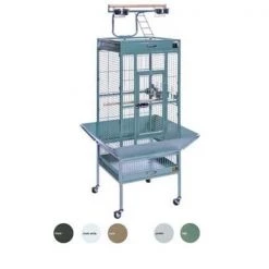Prevue Pet Products 3151SAGE 18 in. x 18 in. x 57 in. Wrought Iron Select Cage - Sage