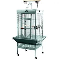 Bpf 24 in. x 20 in. x 60 in. Wrought Iron Select Cage - Sage