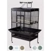 Prevue Pet Products 3154BLK 36 in. x 24 in. x 66 in. Wrought Iron Select Cage - Black