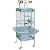 Prevue Pet Products 3154W 36 in. x 24 in. x 66 in. Wrought Iron Select Cage - Pewter