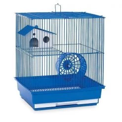 Prevue Pet Products SP2010B Prevue Hendryx Two Story Hamster & Gerbil Cage- Blue