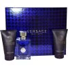 Versace Pour Homme by Versace for Men - 3 Pc Gift Set 1.7oz EDT Spray 1.7oz Hair & Body Shampoo 1.7oz After Shave Balm