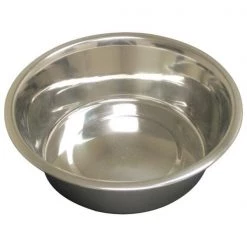 QT Dog 3545 Embossed Rim Large 3 qt Stainless Steel Bowl