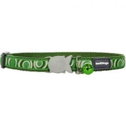 Red Dingo CC-CI-GR-SM Cat Collar Design Circadelic Green