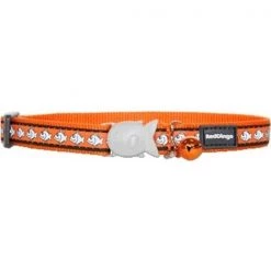 Red Dingo CC-RF-OR-SM Cat Collar Reflective Orange