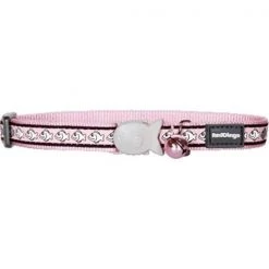 Red Dingo CC-RF-PK-SM Cat Collar Reflective Pink