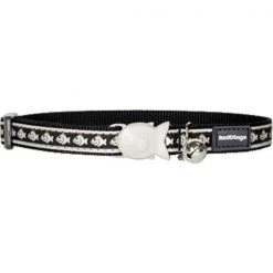 Red Dingo CC-RF-BB-SM Cat Collar Reflective Black