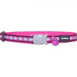 Red Dingo CC-RF-HP-SM Cat Collar Reflective Hot Pink