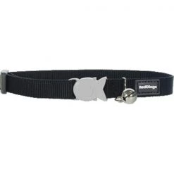 Red Dingo CC-ZZ-BB-SM Cat Collar Classic Black