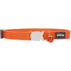 Red Dingo CC-ZZ-OR-SM Cat Collar Classic Orange