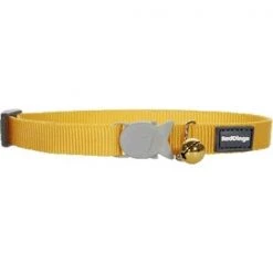 Red Dingo CC-ZZ-YE-SM Cat Collar Classic Yellow