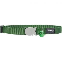 Red Dingo CC-ZZ-GR-SM Cat Collar Classic Green