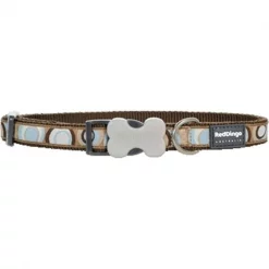 Red Dingo DC-CI-BR-SM Dog Collar Design Circadelic Brown; Small