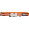 Red Dingo DC-RB-OR-LG Dog Collar Reflective Orange; Large