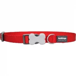 Red Dingo DC-ZZ-RE-SM Dog Collar Classic Red; Small
