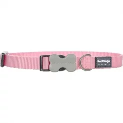 Red Dingo DC-ZZ-PK-SM Dog Collar Classic Pink; Small