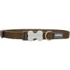 Red Dingo DC-ZZ-BR-SM Dog Collar Classic Brown; Small