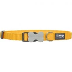 Red Dingo DC-ZZ-YE-LG Dog Collar Classic Yellow; Large