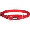 Red Dingo MC-ZZ-RE-LG Martingale Dog Collar Classic Red; Large