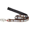 Red Dingo L6-CI-BR-SM Dog Lead Design Circadelic Brown; Small