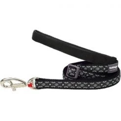 Red Dingo L6-SE-BB-SM Dog Lead Design Snake Eyes Black; Small