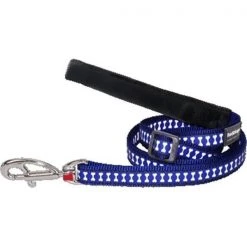 Red Dingo L6-RB-DB-SM Dog Lead Reflective Dark Blue; Small