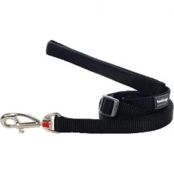 Red Dingo L6-ZZ-BB-SM Dog Lead Classic Black; Small