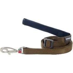 Red Dingo L6-ZZ-BR-ME Dog Lead Classic Brown; Medium