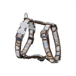 Red Dingo DH-CI-BR-SM Dog Harness Design Circadelic Brown; Small