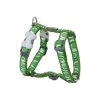 Red Dingo DH-CI-GR-SM Dog Harness Design Circadelic Green; Small