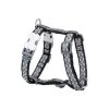 Red Dingo DH-SE-BB-LG Dog Harness Design Snake Eyes Black; Large