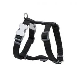 Red Dingo DH-ZZ-BB-SM Dog Harness Classic Black; Small